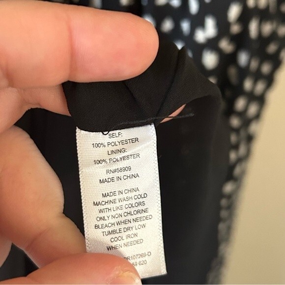 Gianni Bini Black Spotted Leopard Print Mini Dress Size Small - Picture 4 of 6